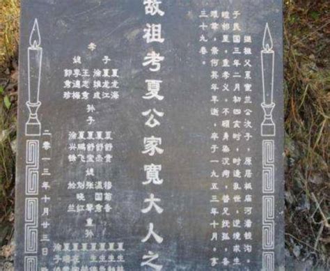 墓碑 名字|立碑时要写哪些人的名字？墓碑上的故、显、考、妣，。